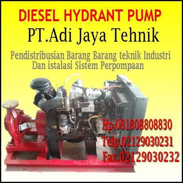 Pompa Hydrant Diesel 500 gpm 750 gpm